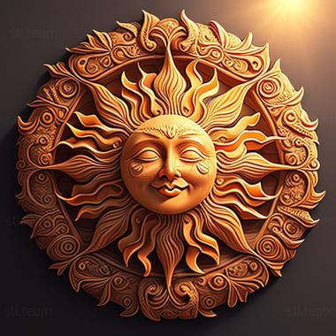 3D model st sun (STL)